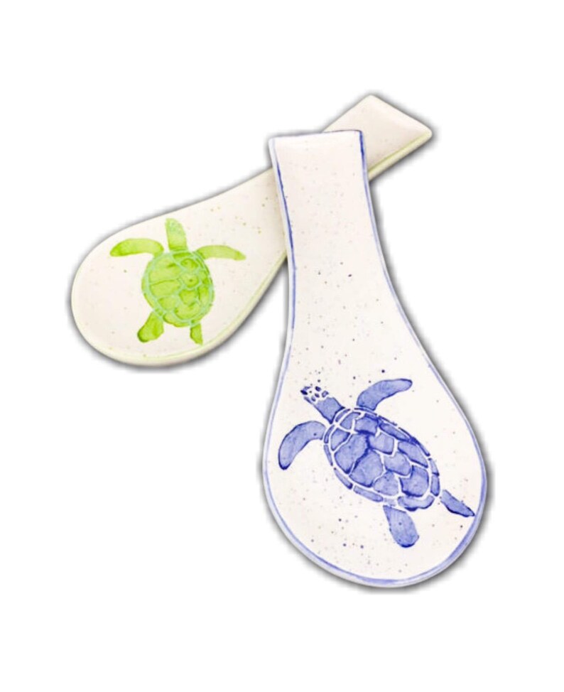 Spoon Rest. Sea Turtle Spoon Rest. Sea. Turtle. Handmade By Etsy