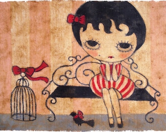 Strawberry Girl - print