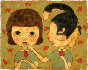 Alice en Heather: print