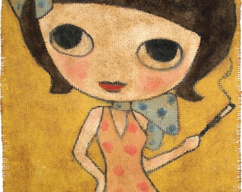 Polkadot Hussy - tryck