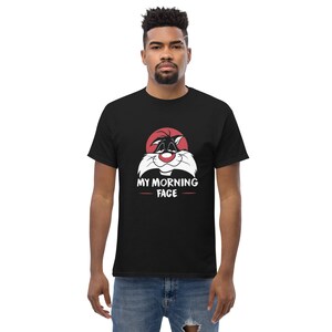 T-shirt da uomo 100% cotone - Looney Tunes - Gatto Silvestro - Comoda e morbida.