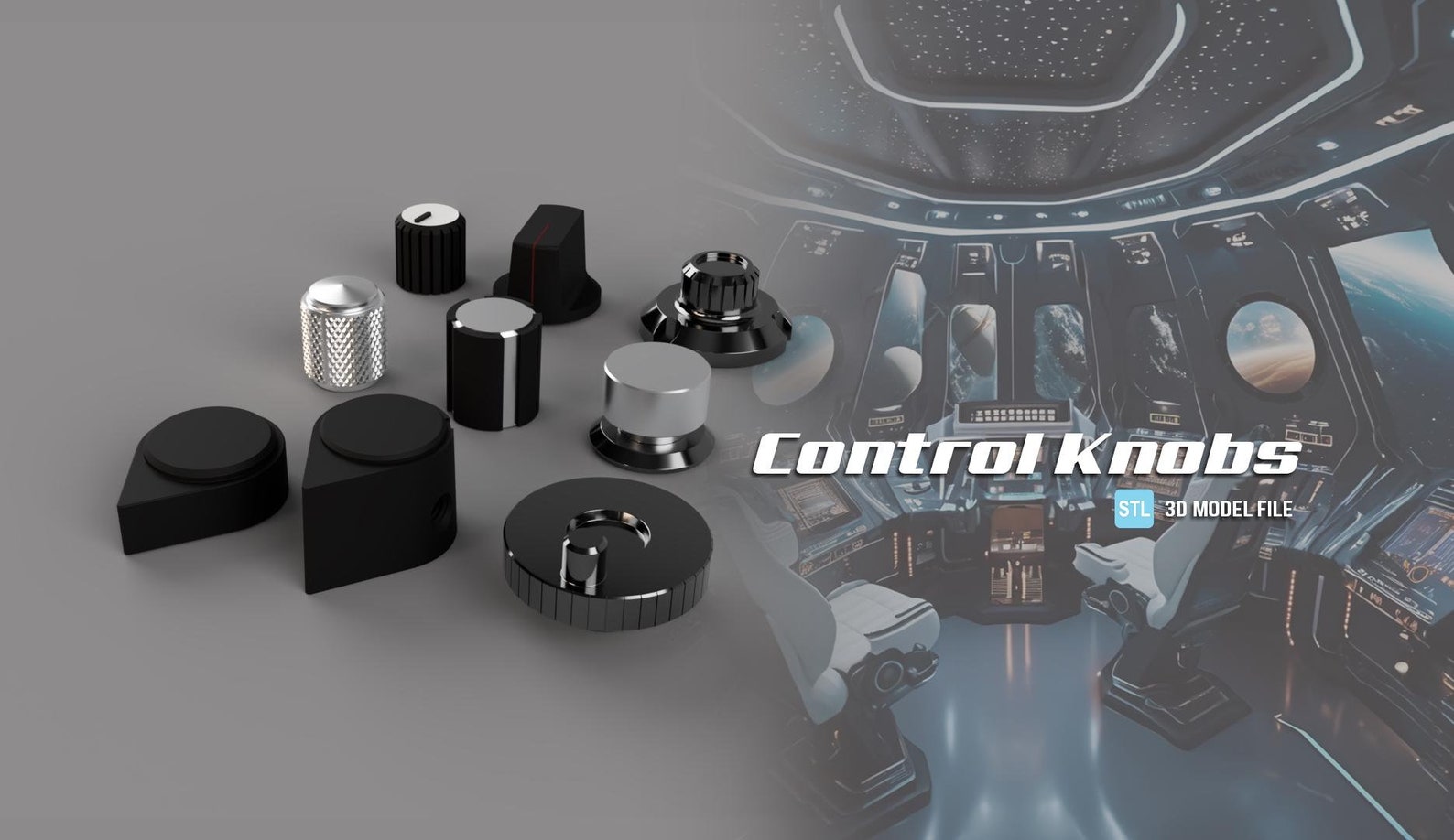Ssl Style Knobs Control Knobs STL File | 3D Model - Etsy