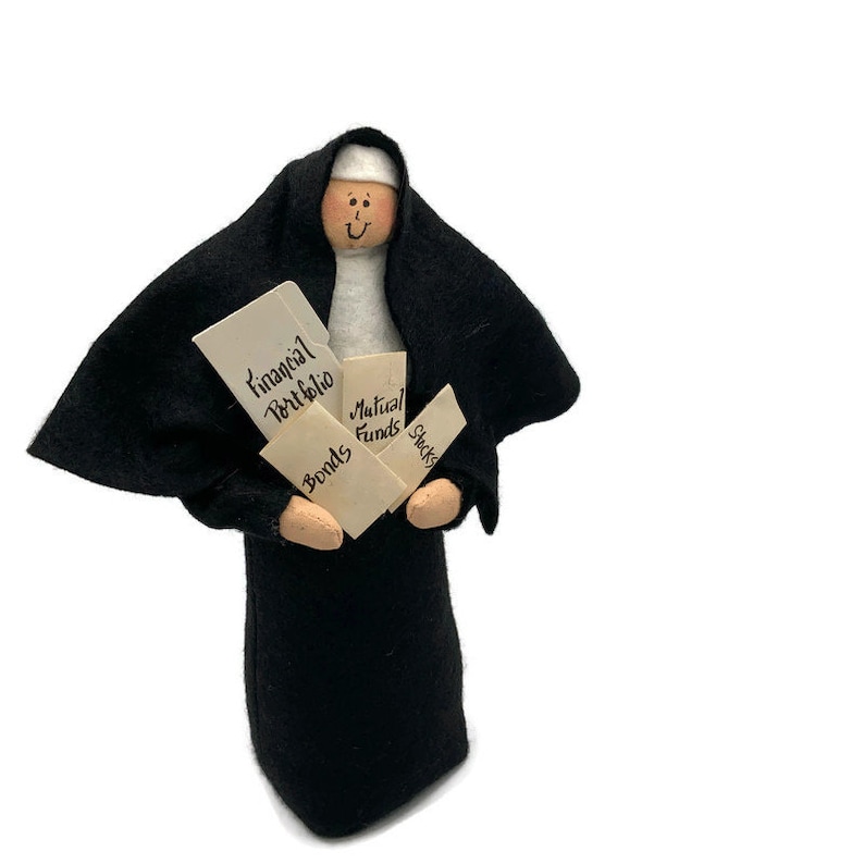 Catholic Gift Nun Doll Catholic humor the financial advisor Sister Cher Holder image 5