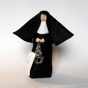 Nun doll Catholic gift police officer law enforcement sister