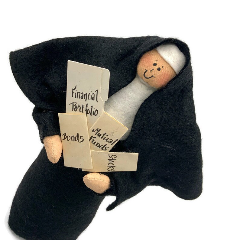 Catholic Gift Nun Doll Catholic humor the financial advisor Sister Cher Holder image 4