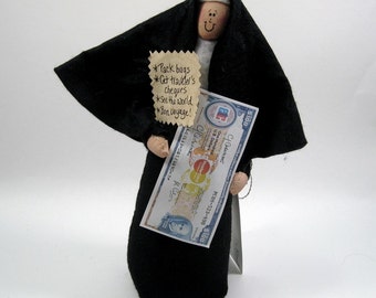 Funny Nun Doll travel-loving sister Catholic gift Sister Hedda Farr