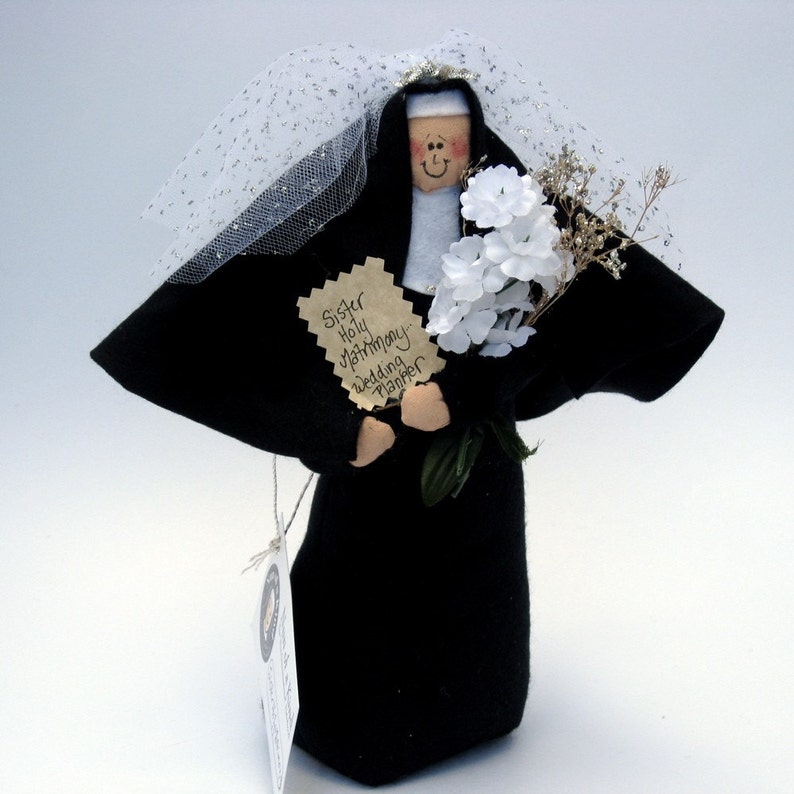 Nun Doll Decoration Religious Catholic Keepsake Gift Etsy