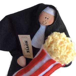 Funny Nun doll theatre lover movie goer movies film buff image 2