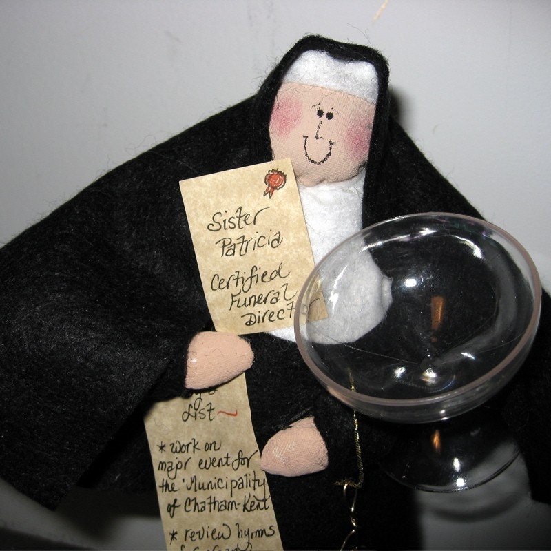 Nun Doll Catholic Gift Personalized Sister Etsy