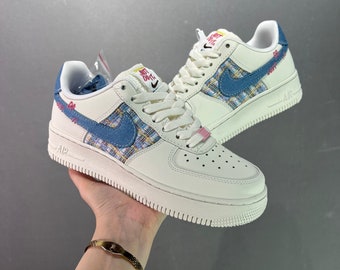 Air Force 1 Custome personnalisé Jeans bleu