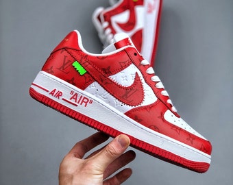 Air Force 1 Custome Red LV