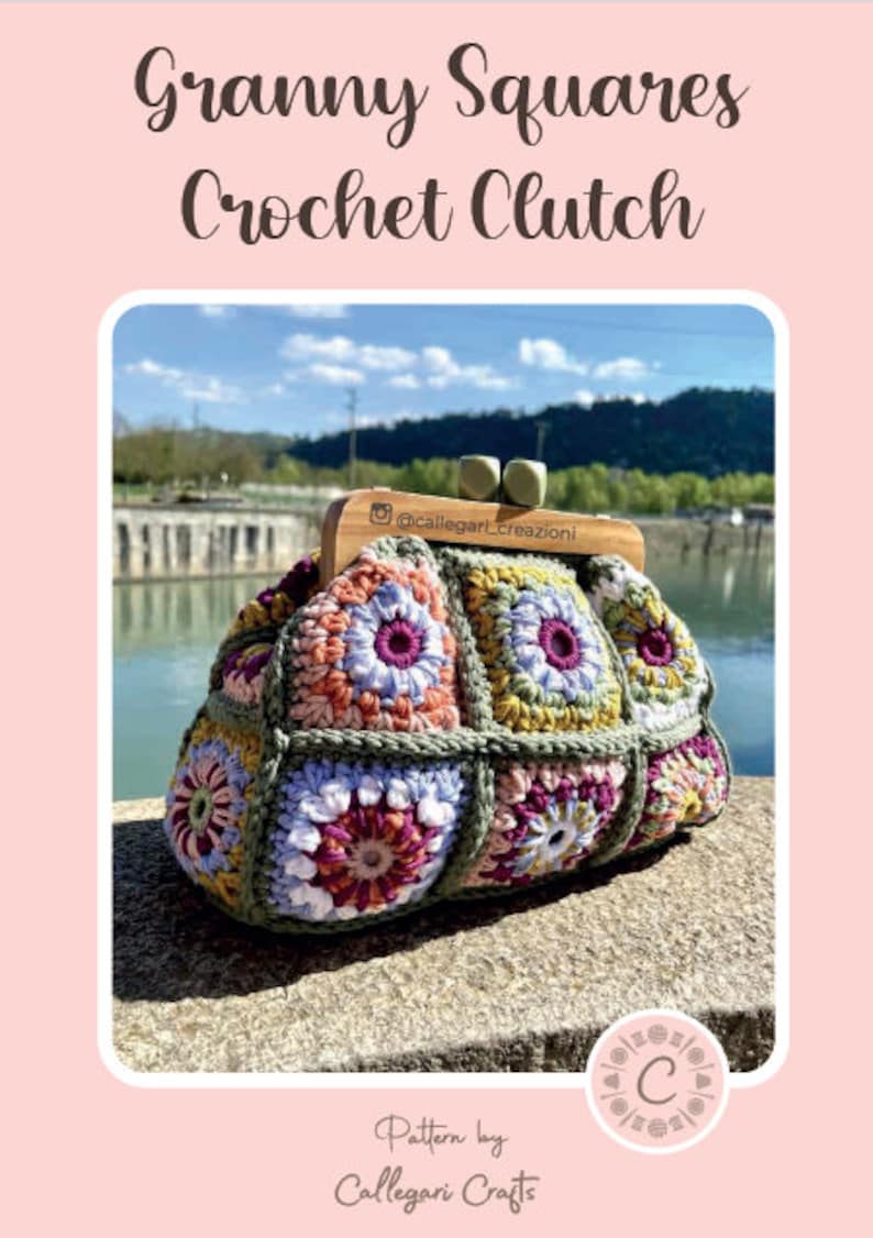 Crochet Bag Granny Square Digital Pattern Pdf image 4