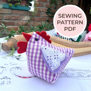 Easter Hen Door Stop Pattern and Scheme Pdf Creative Sewing