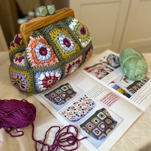 Crochet Bag Granny Square Digital Pattern Pdf image 6