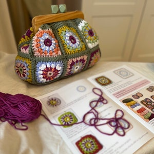 Crochet Bag Granny Square Digital Pattern Pdf image 5