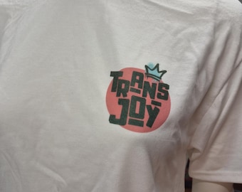 Trans Joy Crown Logo - Trans Joy Dri-Power T-Shirt – Moisture-Wicking, Breathable, Athletic Fit