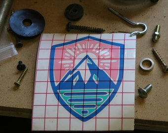 Trans Joy Logo Vinyl Sticker | Multicolored Weather-Resistant Pride Decal | LGBTQ Pride Sticker