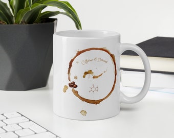 Taza Dream Caffeine - Taza de café con temática científica