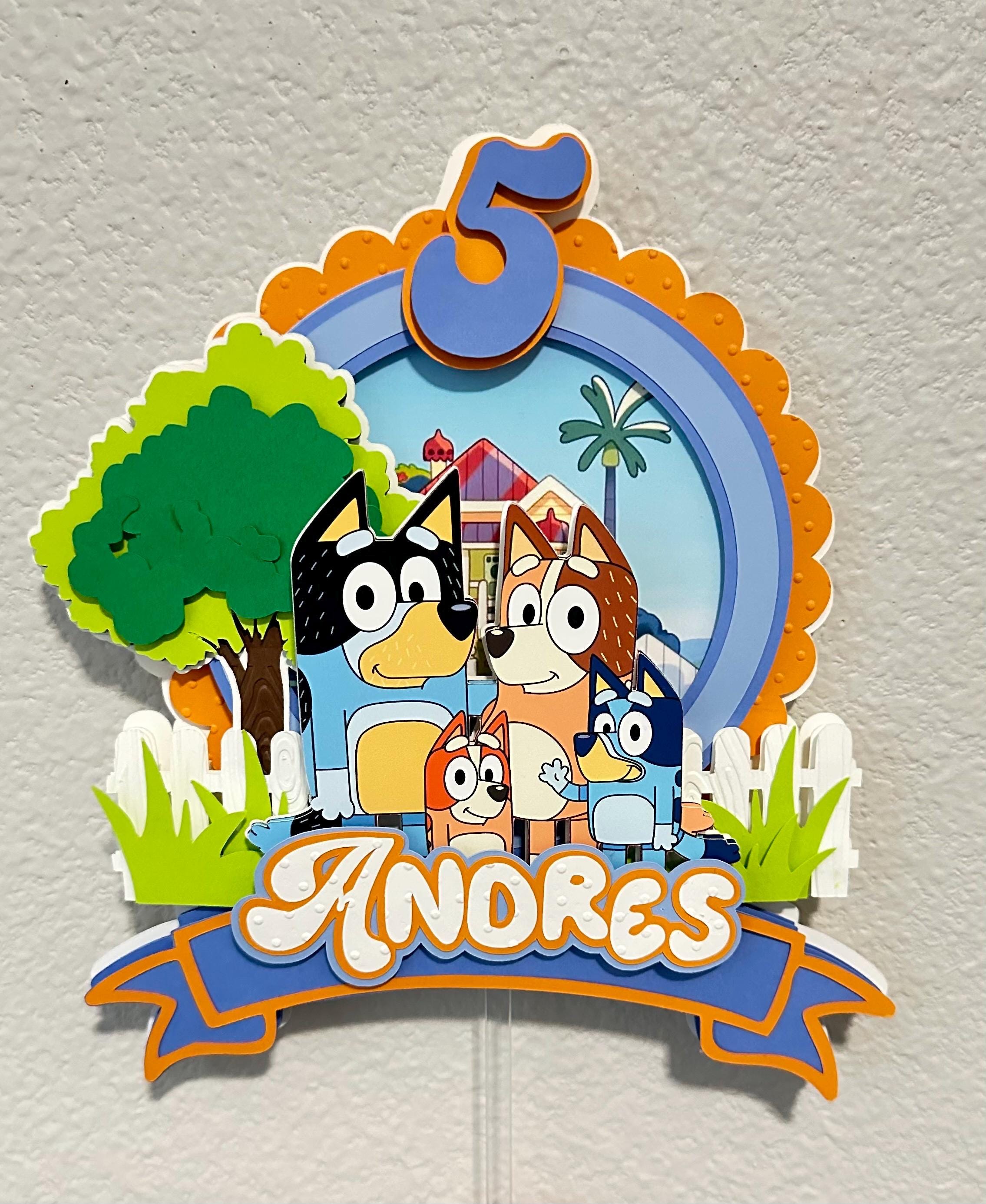 Bluey Inspired Cake Toppers Page Six Bluey Inspired Cake Toppers Page Six