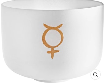 Meinl Sonic Energy Crystal Singing Bowl 12" Mercury Throat Chakra