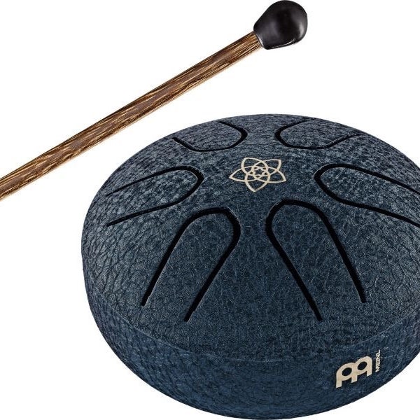 Meinl Sonic Energy Pocket Steel Tongue Drum A Major 3" Blue Venus Flower