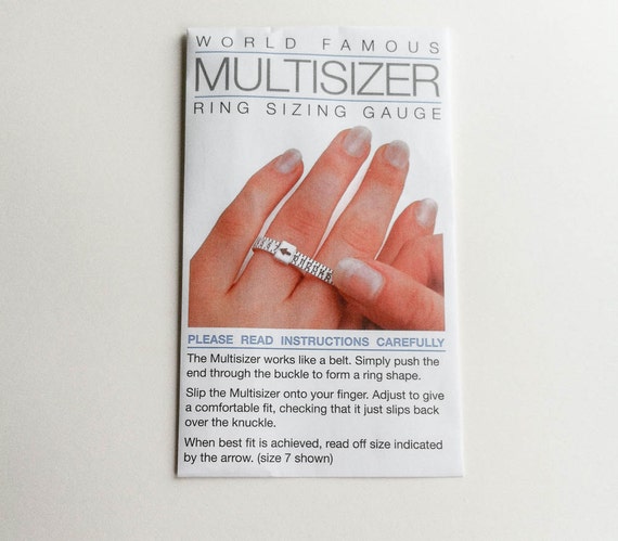 Plastic Ring Sizer, Adjustable Reusable Ring Sizer, Find Your Ring Size, Ring  Sizer 