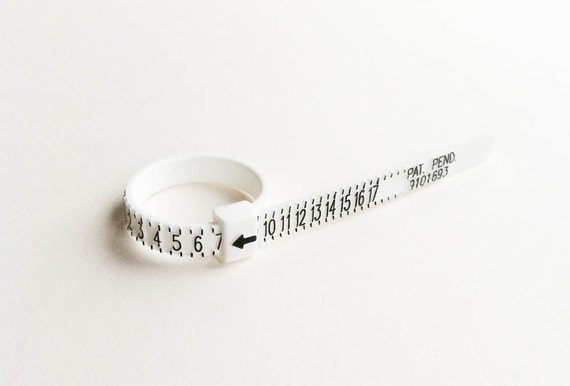 Ring Sizer Ring Size Finder Plastic Ring Measurer Ring 