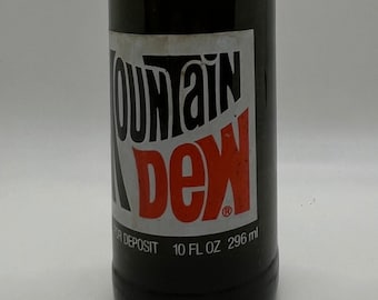 UN-OPENED Vintage Rare 1979 Mountain Dew Soda Pop Drink Bottle Southern Flue-Cured Tobacco Festival Pitt Greenville NC