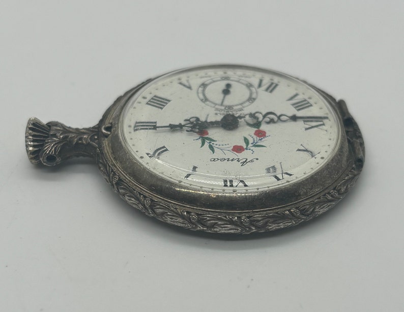 Vintage Rare Arnex 17 Jewels Incabloc Swiss Made Antique Pocket Watch image 6
