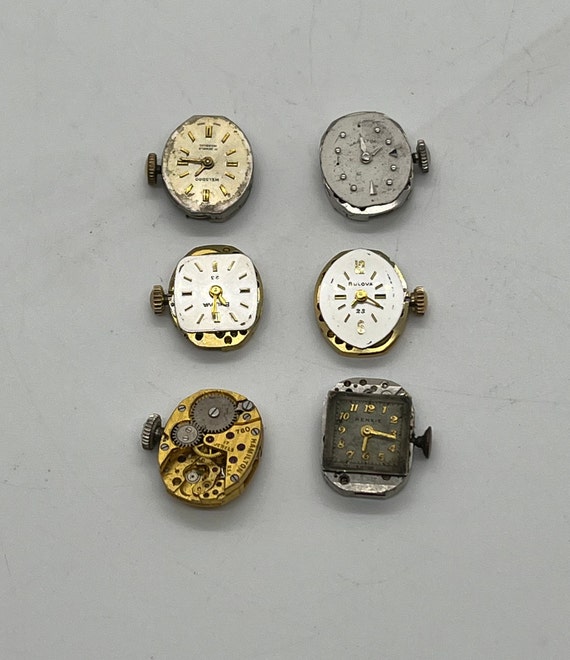 Mixed Lot Vintage  Watch Movements For Parts/Repair Hamilton,Bulova,Benrus,Elgin Bulova Watches for Parts for sale | eBay main image 4