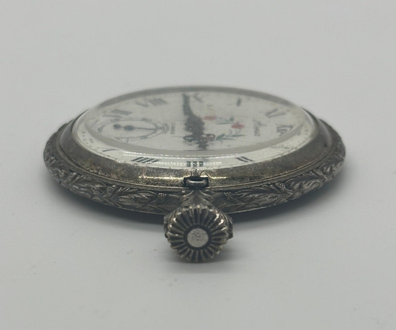 Vintage Rare Arnex 17 Jewels Incabloc Swiss Made Antique Pocket Watch image 7