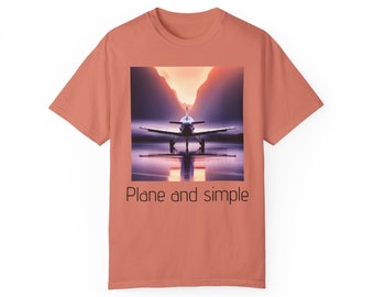 Camiseta plana y sencilla.