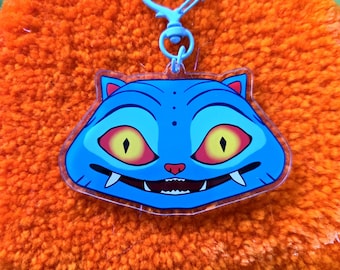 Derpy Tiger keychain charm