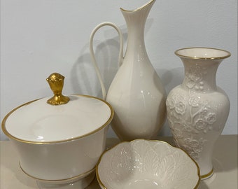 Set decorativo Lenox in oro bianco