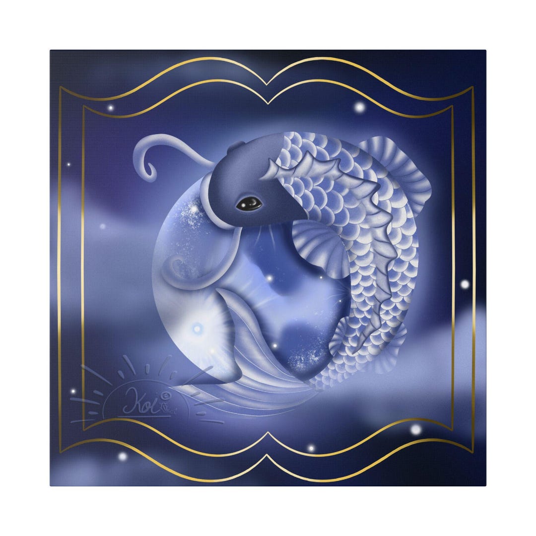 Assorted Celestial Fish Celestial Koi Fish Fine Art Digital Print - Etsy