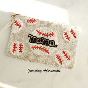 Softball Mama Beaded Coin Purse Softball Mama Beaded Coin Purse