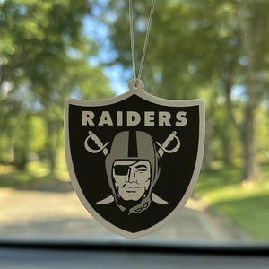 Ambientadores para coche de Los Vegas Raiders (juego de 3)