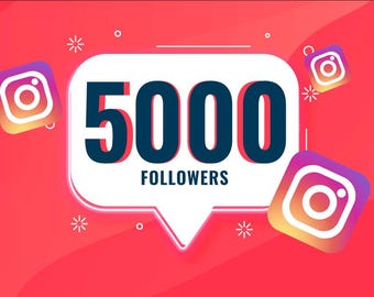 5000 abonnés Instagram