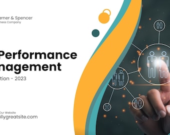 White and Teal Modern Professional HR Performance Mnagement Presentation