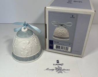 2001年製 リヤドロ磁器製クリスマスベル オリジナルボックス入り 書類