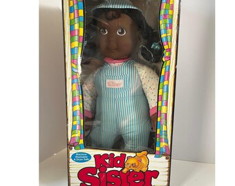 Vintage My Buddy Kid Sister Doll by Hasbro Playskool Blonde Hair Blue Eyes W original Shoes Hat Etsy Canada