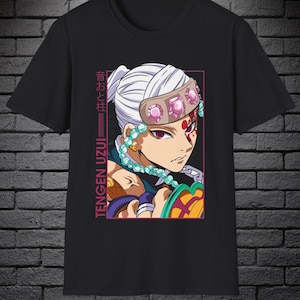 Tengen Uzui Demon Slayer Kimetsu no Yaiba Manga Anime Kawaii shirt  Anime shirt Anime aesthetic Gift for friends Unisex t-shirt