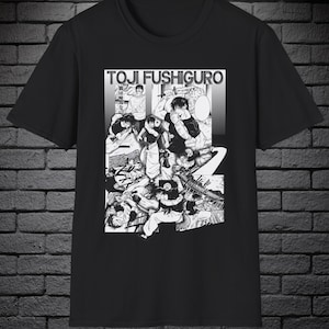 Chemise Toji Fushiguro Jujutsu Kaisen Manga Anime Chemise personnalisée Cadeau pour elle Cadeau pour des amis Cadeau drôle Design unique Chemise unisexe