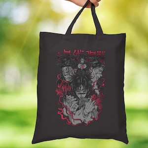 Choso tote bag Jujutsu Kaisen anime Custom tote bag Gift for her Gift for anime fan Funny gift Unique design