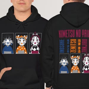 Demon Slayer Kimetsu no Yaiba anime Manga hoodie Gift for anime fan Gift for friends Funny hoodie Plus size hoodie Unisex hoodie