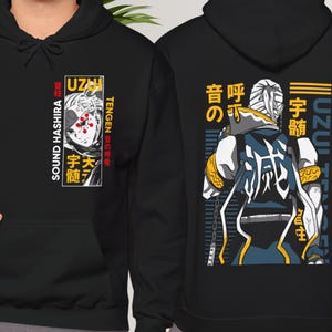 Tengen Uzui hoodie Demon Slayer Kimetsu no Yaiba anime Manga hoodie Gift for anime fan Gift for friends Plus size hoodie Unisex hoodie