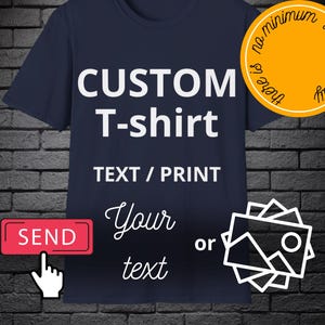 Custom shirt Custom text shirt Personalized shirt Custom tee Custom name shirt Gift for her Gift for friends Funny gift Unisex shirt