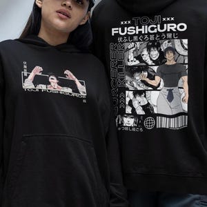 Toji Fushiguro Anime Manga Jujutsu Kaisen hoodie Gift for friends Gift for anime fan Funny gift  Unisex hoodie