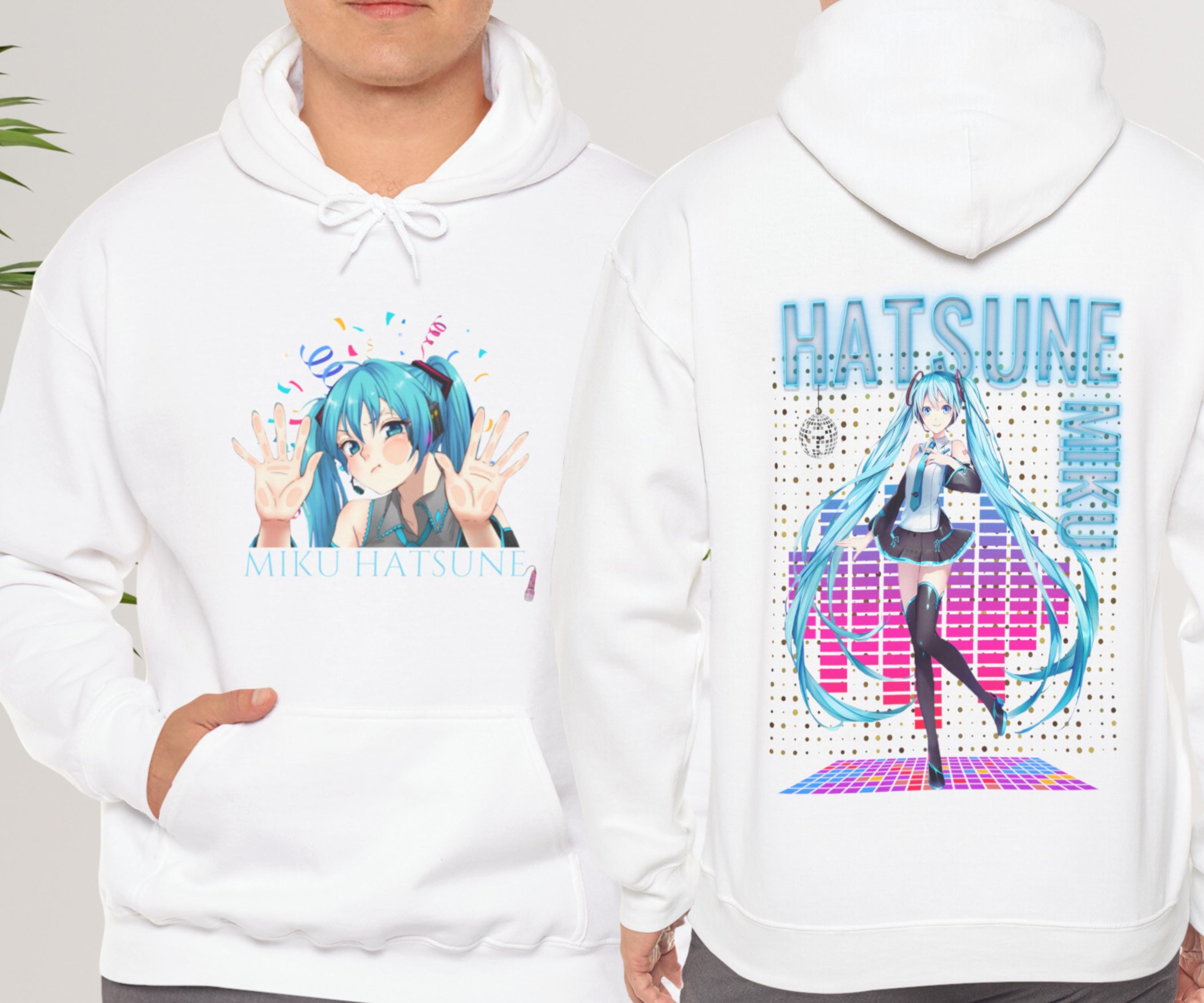 XLサイズ VR × HATSUNE MIKU HOODIE (a) Hatsune Miku Zip-up Hoodie - Etsy