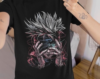 Gojo Satoru JJK Jujutsu Kaisen T-shirt Anime Manga shirt Gift for friends Gift for anime fan Funny gift Unique design Unisex shirt